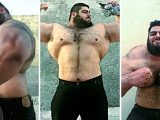 «Іранський Халк» Саджад Гарібі показав відео свого тренування