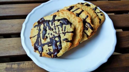 Вівсяне печиво з кокосом: готова страва
